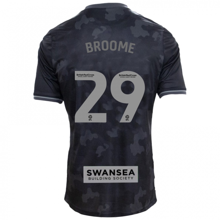 Niño Camiseta Nathan Broome #29 Negro 2ª Equipación 2024/25 La Camisa México