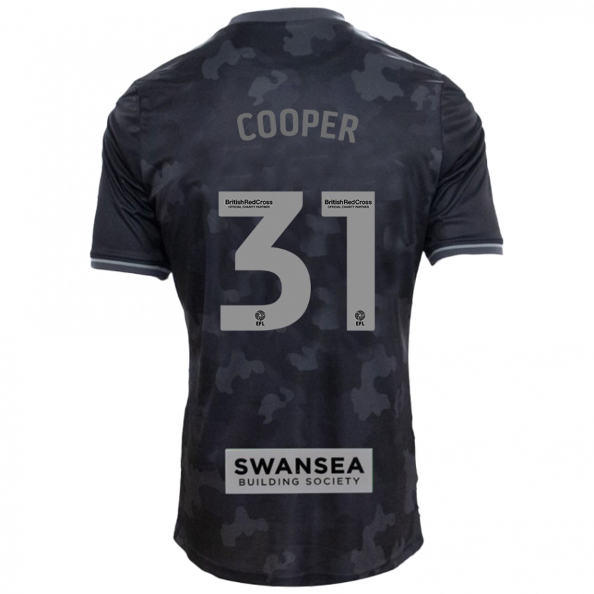 Niño Camiseta Oliver Cooper #31 Negro 2ª Equipación 2024/25 La Camisa México