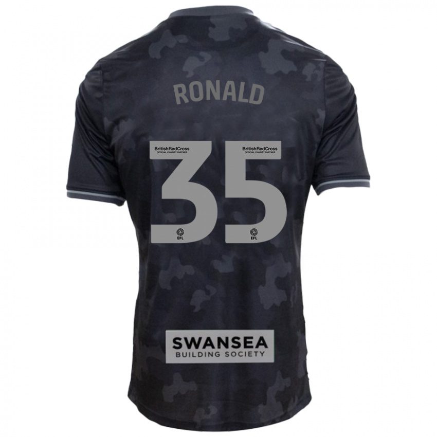 Niño Camiseta Ronald #35 Negro 2ª Equipación 2024/25 La Camisa México