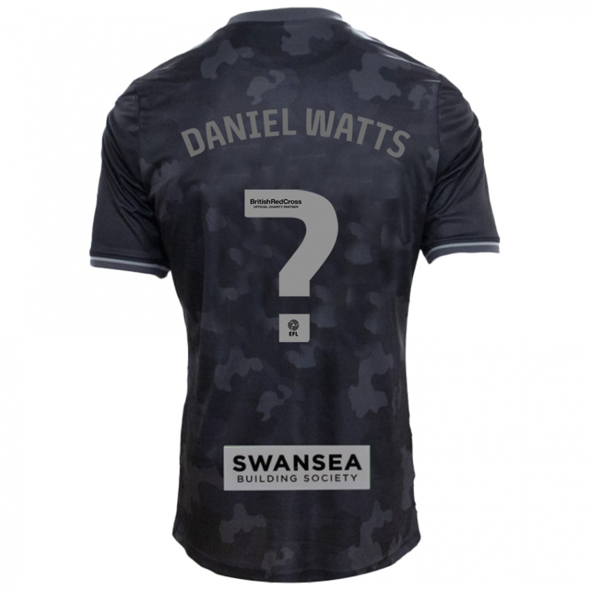 Niño Camiseta Daniel Watts #0 Negro 2ª Equipación 2024/25 La Camisa México