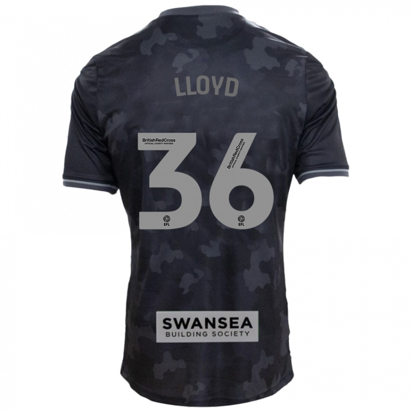 Niño Camiseta Ben Lloyd #36 Negro 2ª Equipación 2024/25 La Camisa México