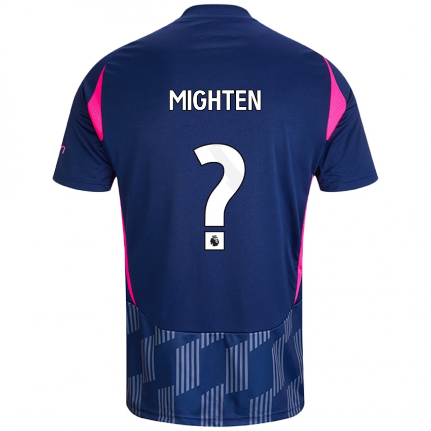 Niño Camiseta Alex Mighten #0 Azul Real Rosa 2ª Equipación 2024/25 La Camisa México