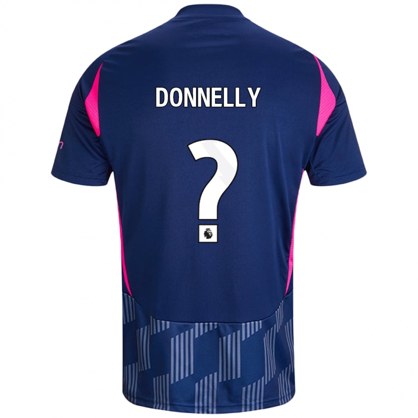 Niño Camiseta Aaron Donnelly #0 Azul Real Rosa 2ª Equipación 2024/25 La Camisa México