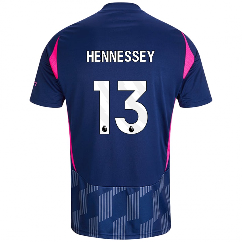 Niño Camiseta Wayne Hennessey #13 Azul Real Rosa 2ª Equipación 2024/25 La Camisa México