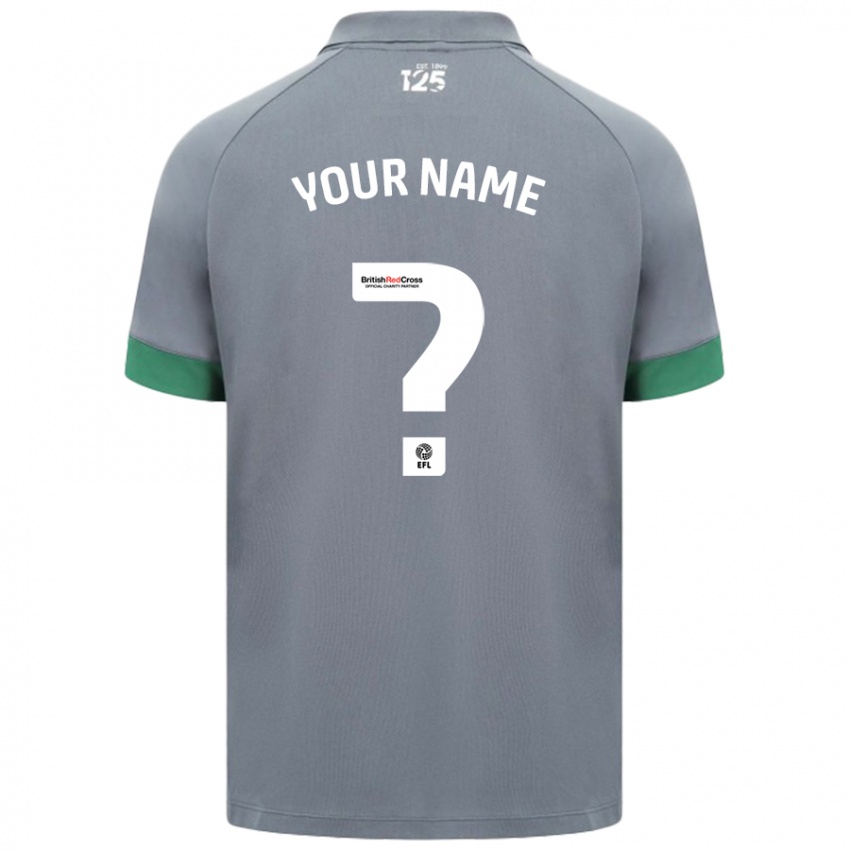 Niño Camiseta Ihren Namen #0 Gris Oscuro 2ª Equipación 2024/25 La Camisa México