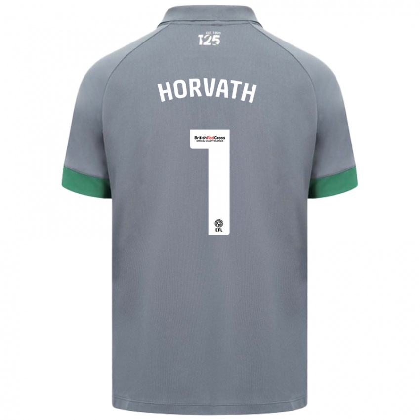 Niño Camiseta Ethan Horvath #1 Gris Oscuro 2ª Equipación 2024/25 La Camisa México