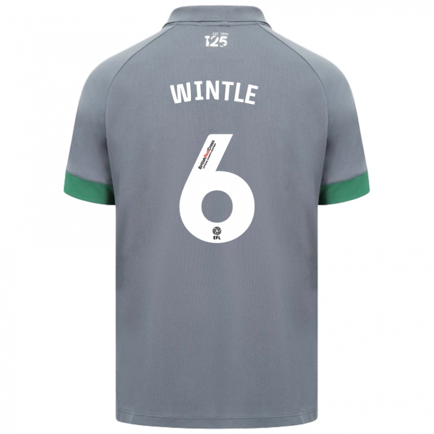 Niño Camiseta Ryan Wintle #6 Gris Oscuro 2ª Equipación 2024/25 La Camisa México