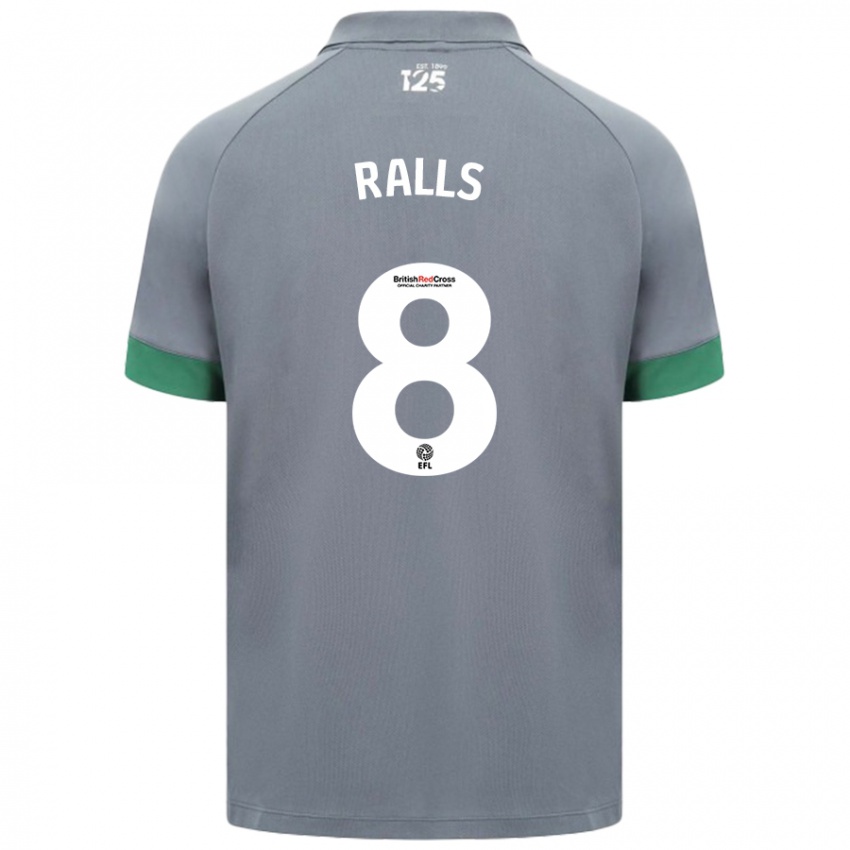 Niño Camiseta Joe Ralls #8 Gris Oscuro 2ª Equipación 2024/25 La Camisa México