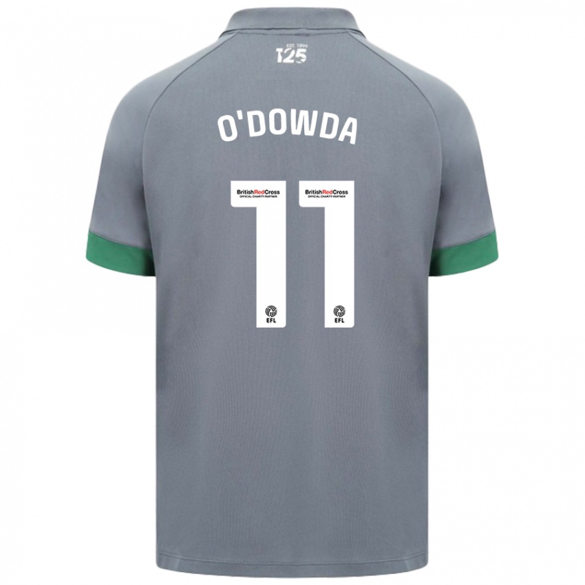 Niño Camiseta Callum O'dowda #11 Gris Oscuro 2ª Equipación 2024/25 La Camisa México