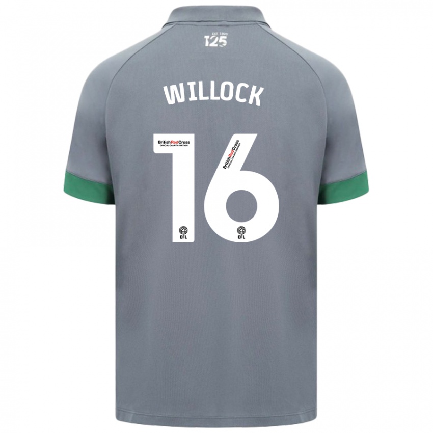 Niño Camiseta Chris Willock #16 Gris Oscuro 2ª Equipación 2024/25 La Camisa México