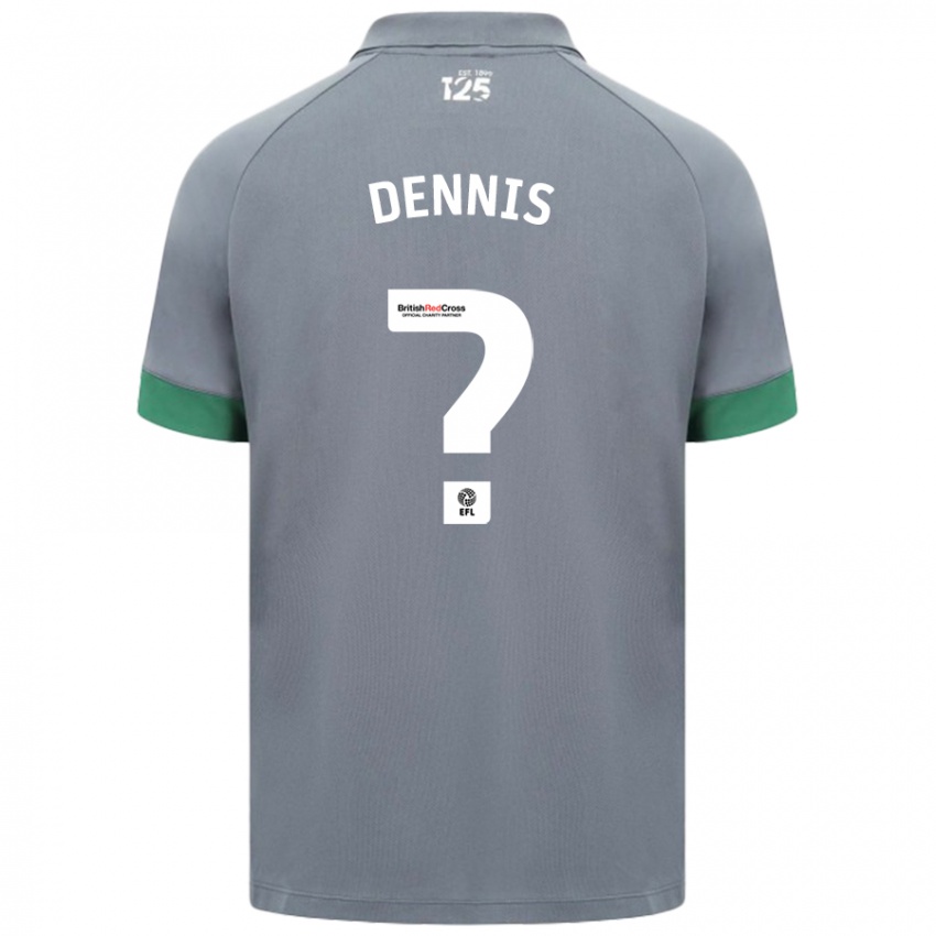 Niño Camiseta Jake Dennis #0 Gris Oscuro 2ª Equipación 2024/25 La Camisa México