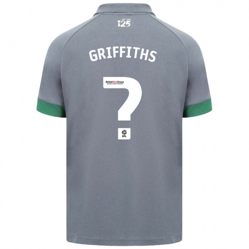 Niño Camiseta Ewan Griffiths #0 Gris Oscuro 2ª Equipación 2024/25 La Camisa México