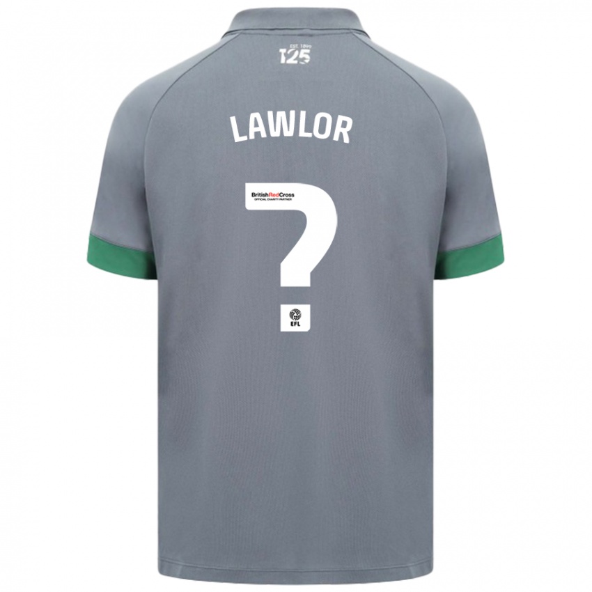 Niño Camiseta Dylan Lawlor #0 Gris Oscuro 2ª Equipación 2024/25 La Camisa México