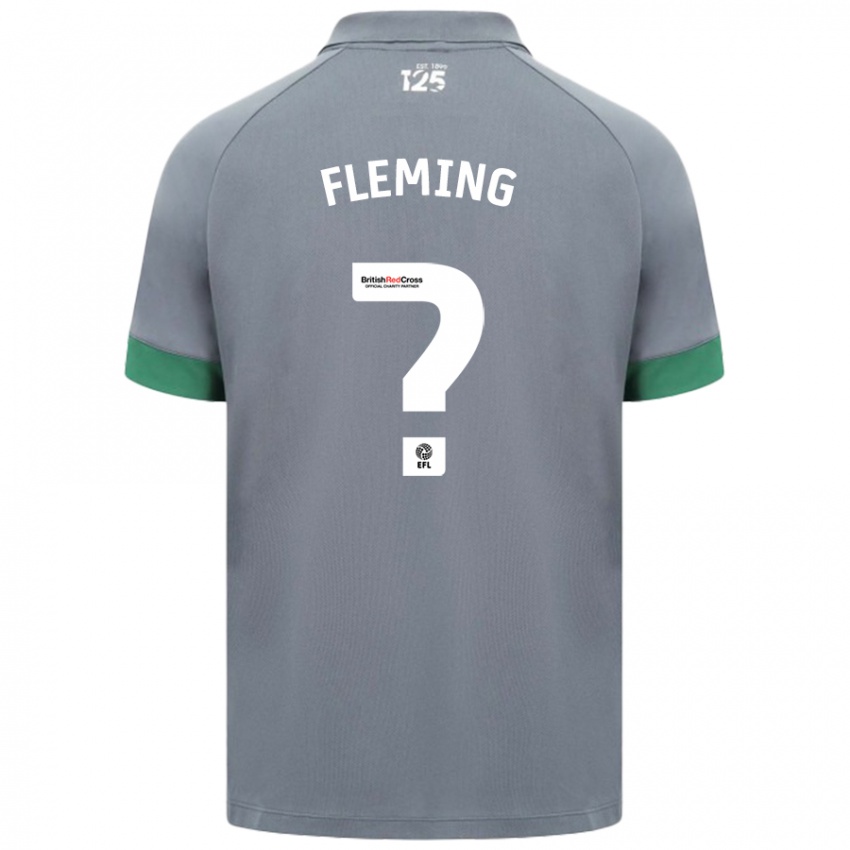 Niño Camiseta Cole Fleming #0 Gris Oscuro 2ª Equipación 2024/25 La Camisa México