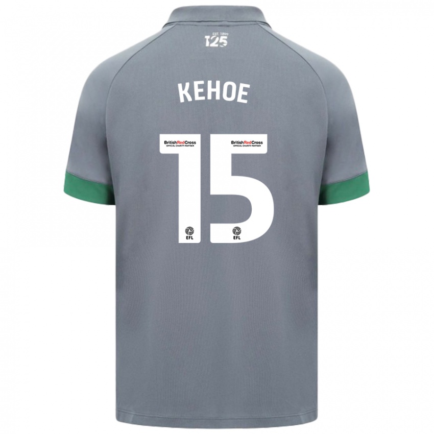 Niño Camiseta Molly Kehoe #15 Gris Oscuro 2ª Equipación 2024/25 La Camisa México