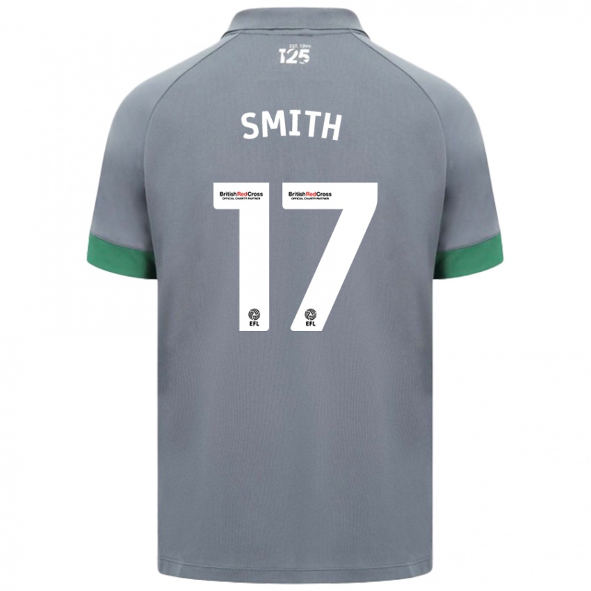 Niño Camiseta Hollie Smith #17 Gris Oscuro 2ª Equipación 2024/25 La Camisa México