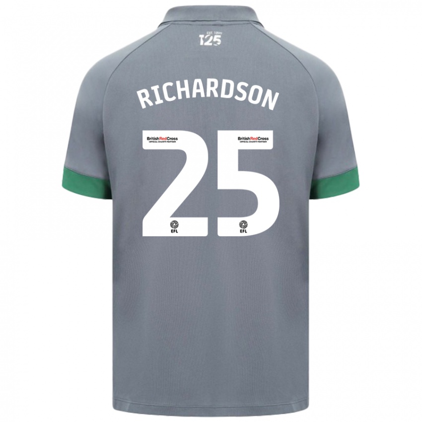 Niño Camiseta Tija Richardson #25 Gris Oscuro 2ª Equipación 2024/25 La Camisa México