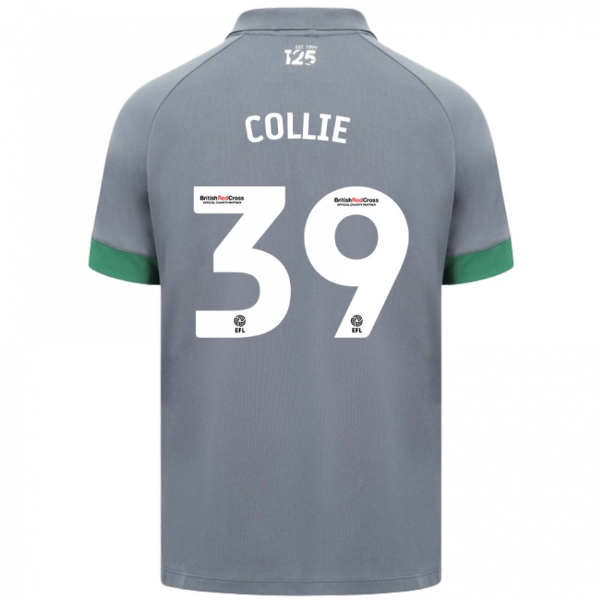 Niño Camiseta Eliza Collie #39 Gris Oscuro 2ª Equipación 2024/25 La Camisa México