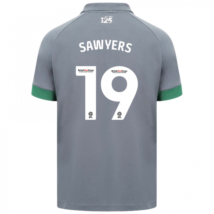 Niño Camiseta Romaine Sawyers #19 Gris Oscuro 2ª Equipación 2024/25 La Camisa México