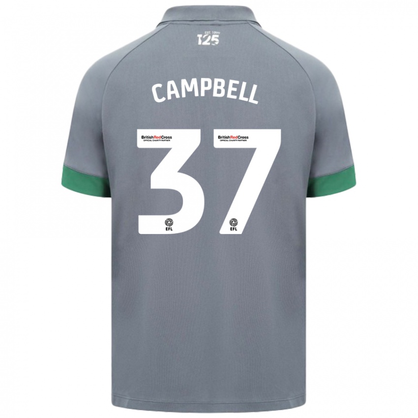 Niño Camiseta Vontae Daley-Campbell #37 Gris Oscuro 2ª Equipación 2024/25 La Camisa México