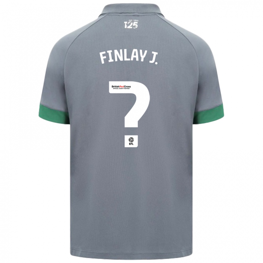 Niño Camiseta Finlay Johnson #0 Gris Oscuro 2ª Equipación 2024/25 La Camisa México