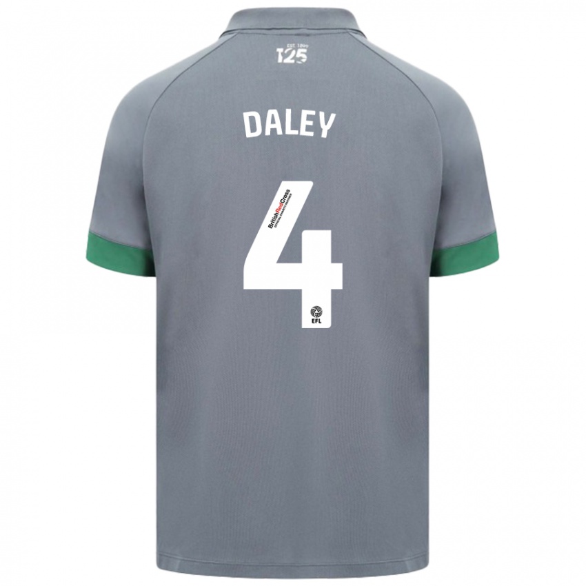 Niño Camiseta Hannah Daley #4 Gris Oscuro 2ª Equipación 2024/25 La Camisa México