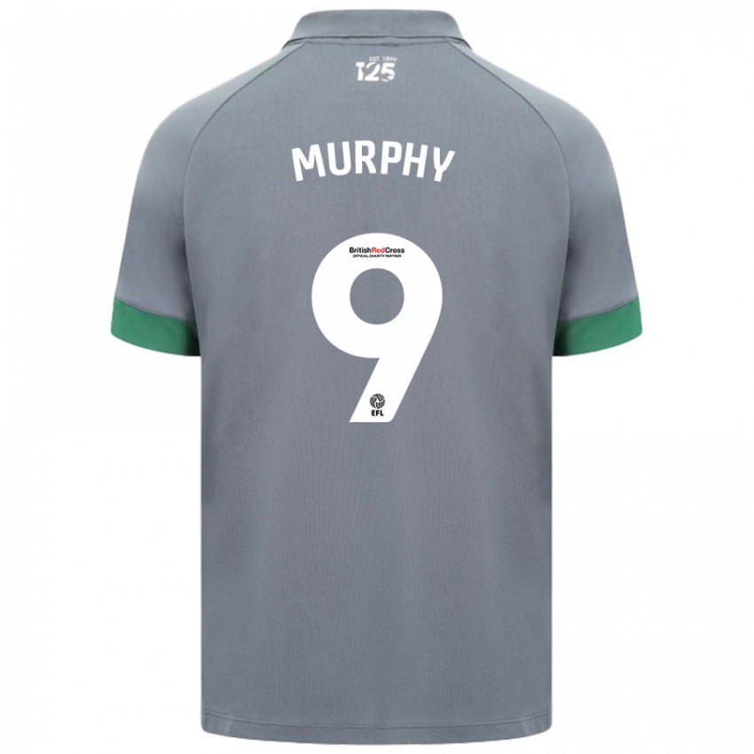 Niño Camiseta Alana Murphy #9 Gris Oscuro 2ª Equipación 2024/25 La Camisa México