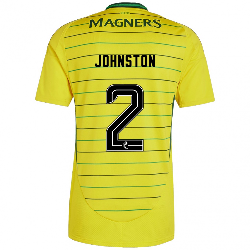 Niño Camiseta Alistair Johnston #2 Amarillo 2ª Equipación 2024/25 La Camisa México