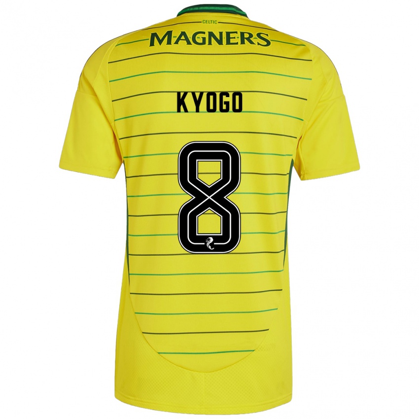 Niño Camiseta Kyogo Furuhashi #8 Amarillo 2ª Equipación 2024/25 La Camisa México