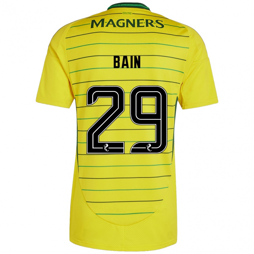 Niño Camiseta Scott Bain #29 Amarillo 2ª Equipación 2024/25 La Camisa México