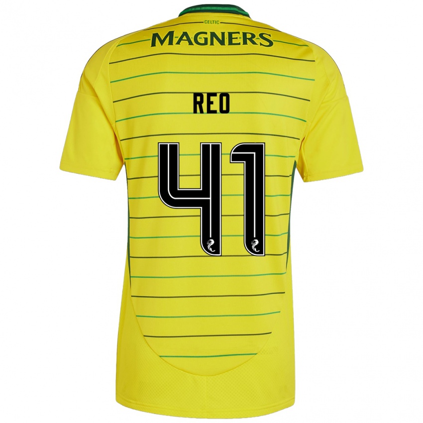 Niño Camiseta Reo Hatate #41 Amarillo 2ª Equipación 2024/25 La Camisa México