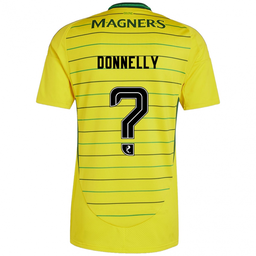 Niño Camiseta Jacob Donnelly #0 Amarillo 2ª Equipación 2024/25 La Camisa México