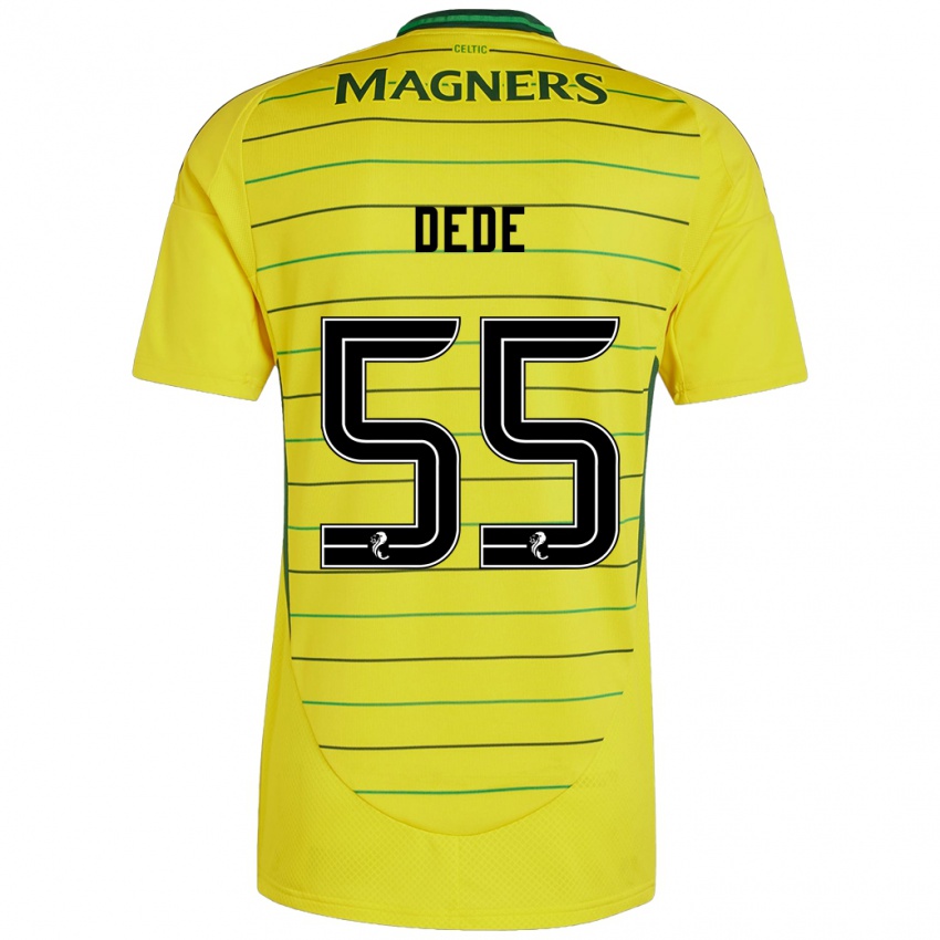 Niño Camiseta Josh Dede #55 Amarillo 2ª Equipación 2024/25 La Camisa México