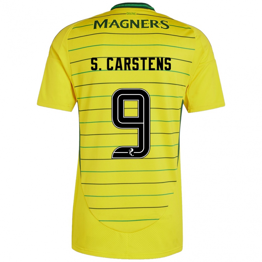 Niño Camiseta Signe Carstens #9 Amarillo 2ª Equipación 2024/25 La Camisa México