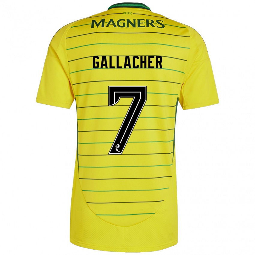 Niño Camiseta Amy Gallacher #7 Amarillo 2ª Equipación 2024/25 La Camisa México