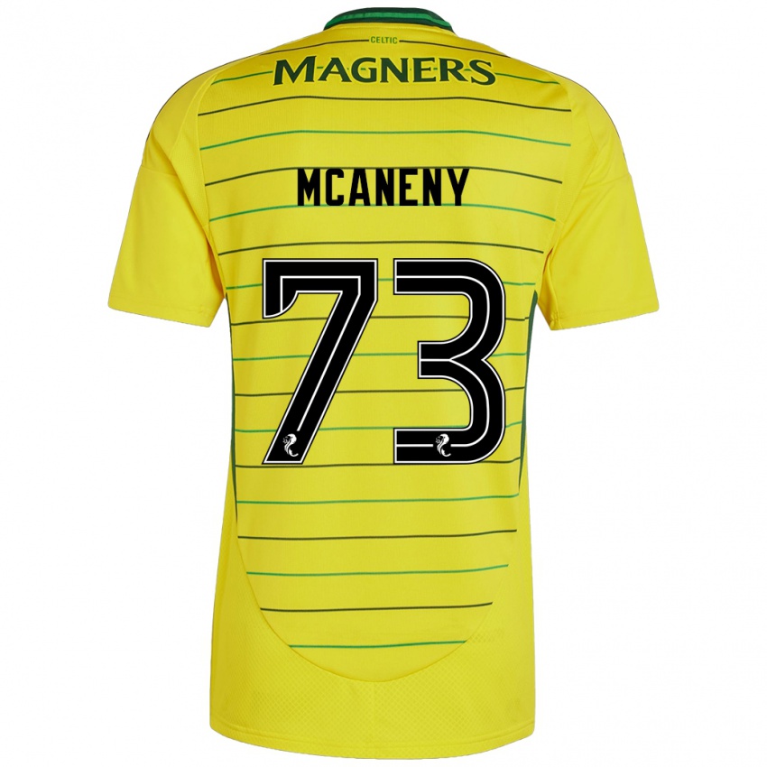 Niño Camiseta Maria Mcaneny #73 Amarillo 2ª Equipación 2024/25 La Camisa México