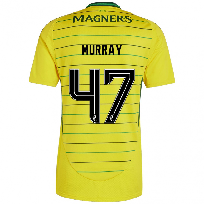 Niño Camiseta Dane Murray #47 Amarillo 2ª Equipación 2024/25 La Camisa México