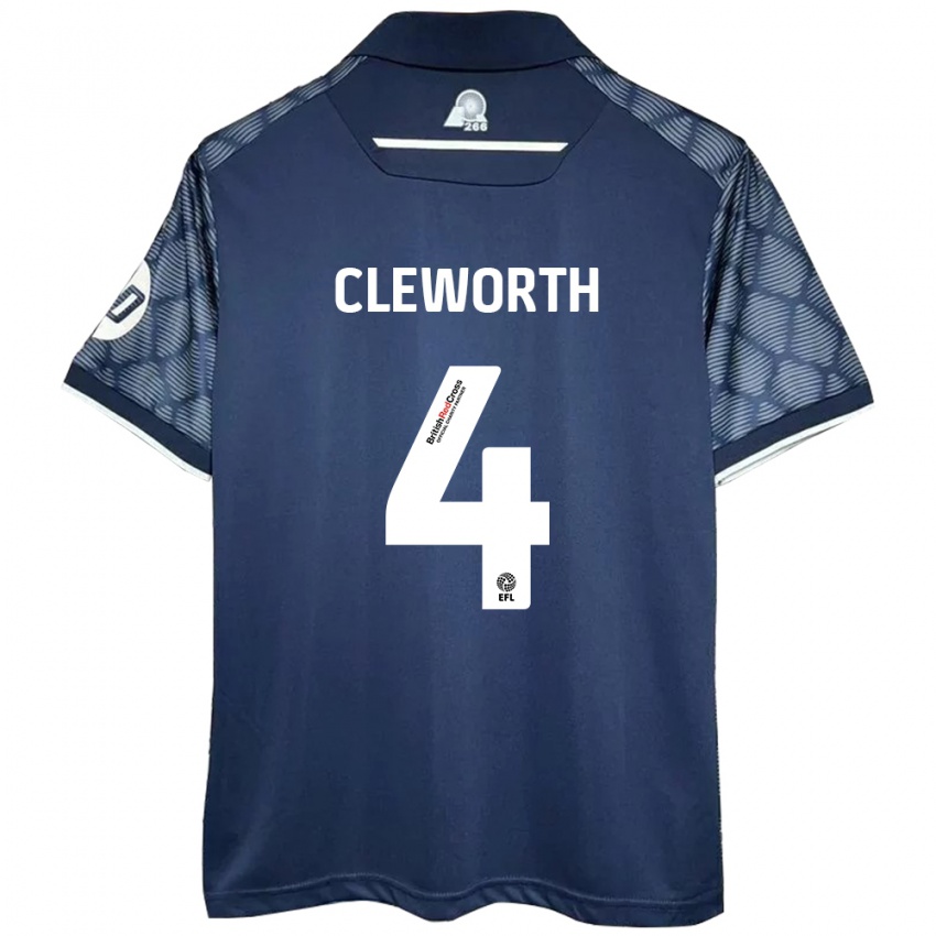 Niño Camiseta Max Cleworth #4 Negro 2ª Equipación 2024/25 La Camisa México