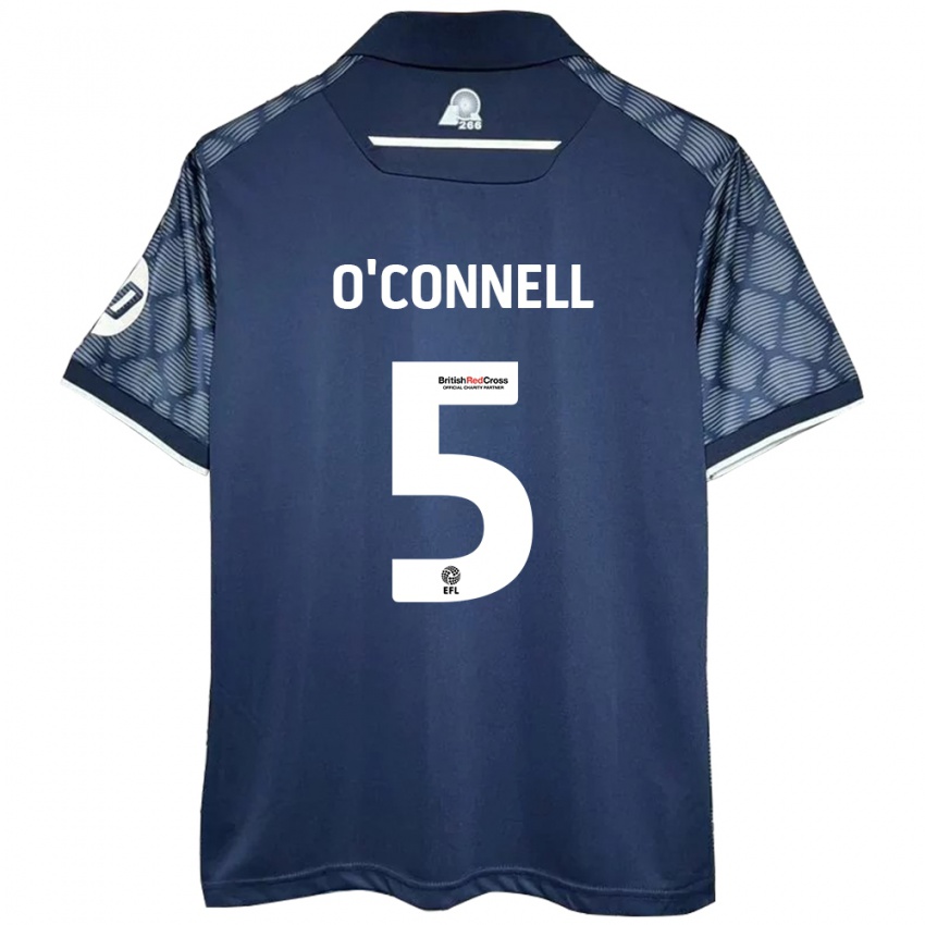 Niño Camiseta Eoghan O'connell #5 Negro 2ª Equipación 2024/25 La Camisa México