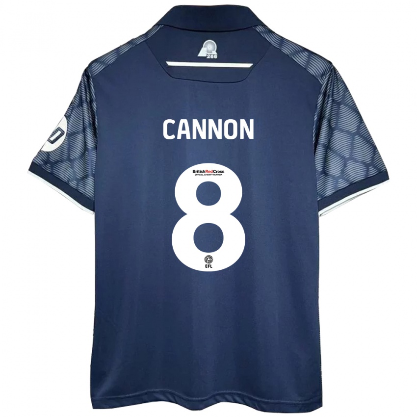 Niño Camiseta Andy Cannon #8 Negro 2ª Equipación 2024/25 La Camisa México