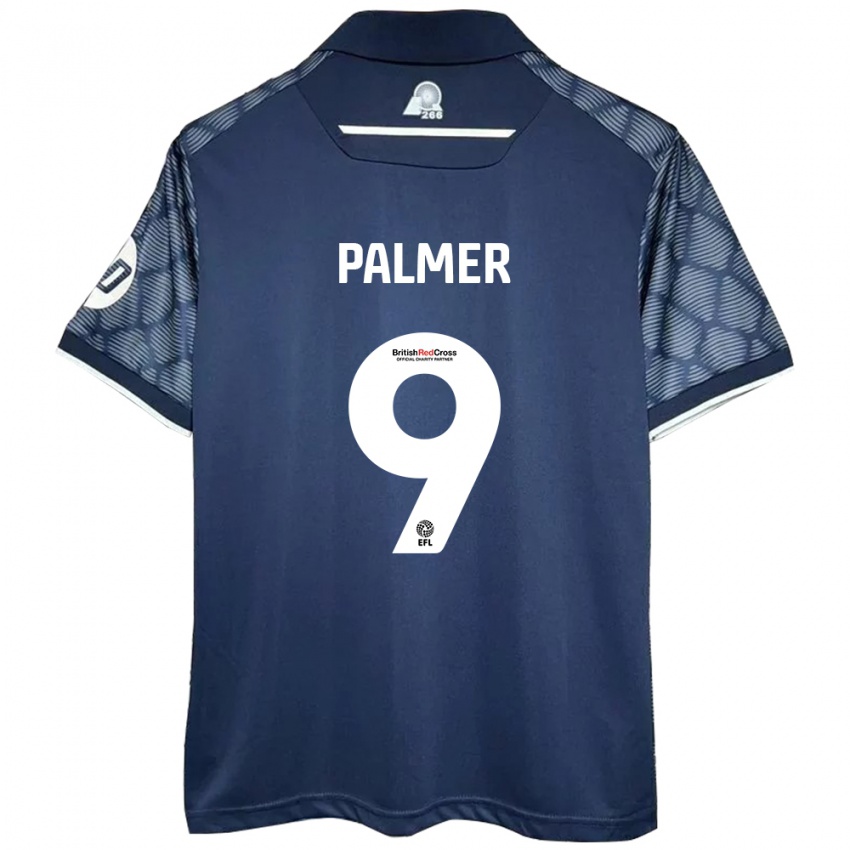 Niño Camiseta Ollie Palmer #9 Negro 2ª Equipación 2024/25 La Camisa México