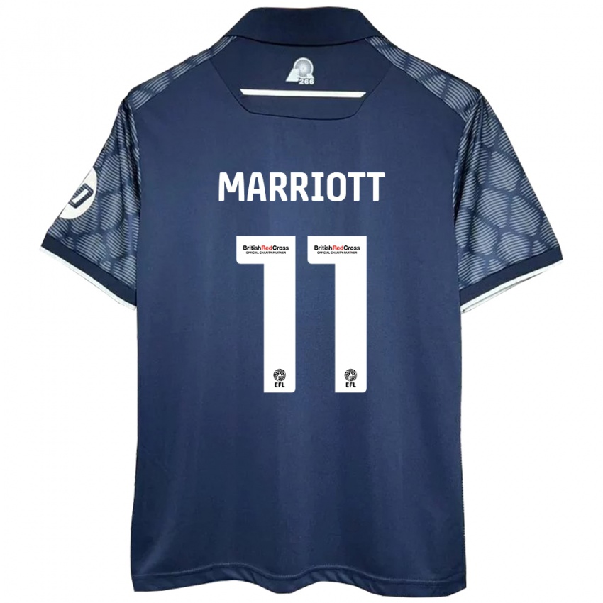 Niño Camiseta Jack Marriott #11 Negro 2ª Equipación 2024/25 La Camisa México