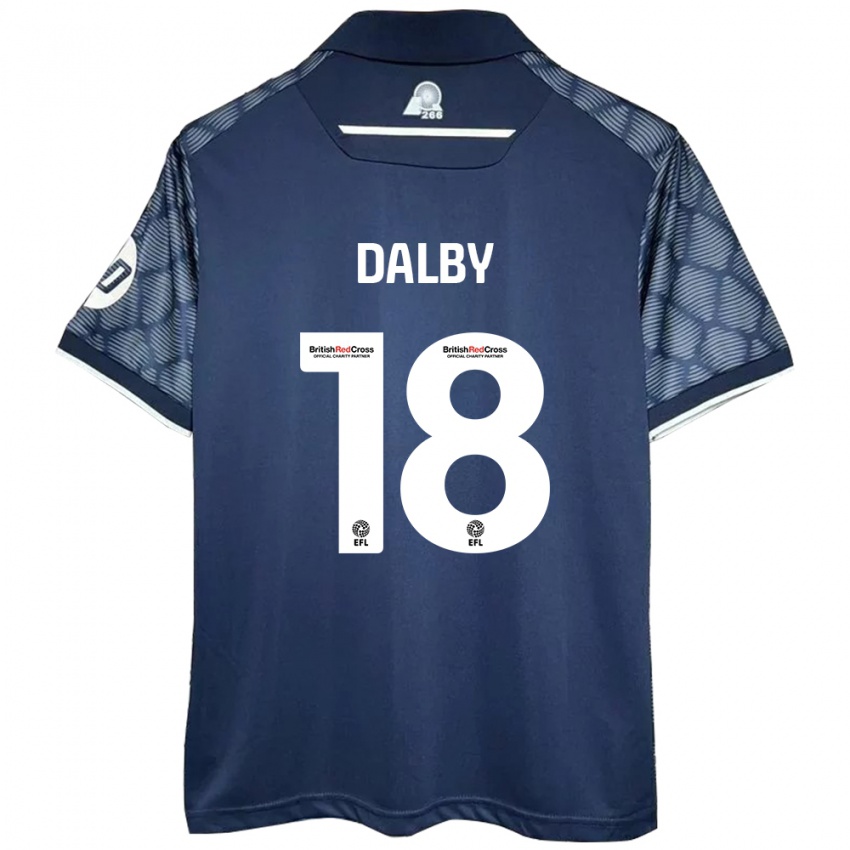 Niño Camiseta Sam Dalby #18 Negro 2ª Equipación 2024/25 La Camisa México