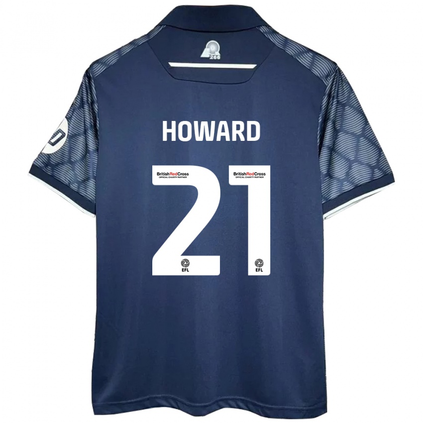 Niño Camiseta Mark Howard #21 Negro 2ª Equipación 2024/25 La Camisa México