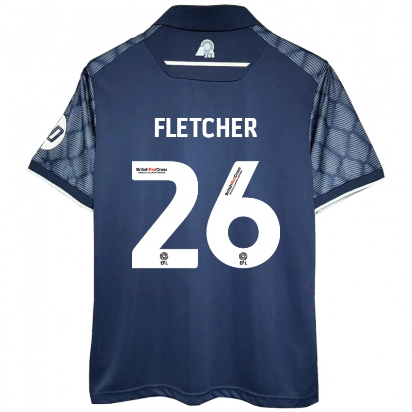 Niño Camiseta Steven Fletcher #26 Negro 2ª Equipación 2024/25 La Camisa México