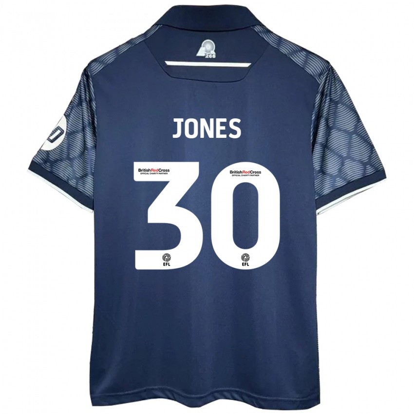 Niño Camiseta James Jones #30 Negro 2ª Equipación 2024/25 La Camisa México