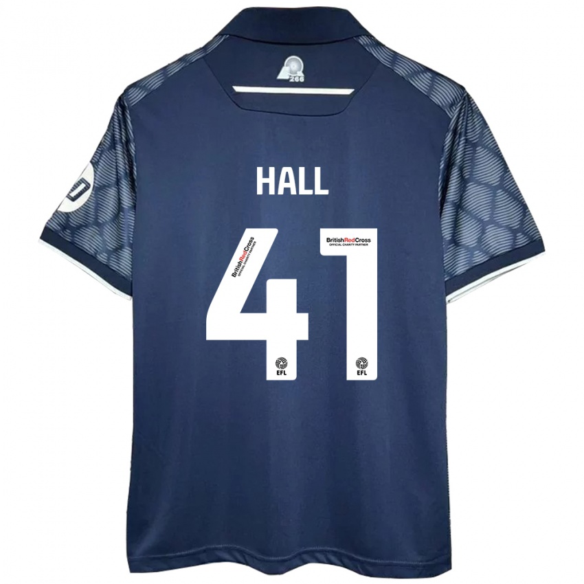 Niño Camiseta Liam Hall #41 Negro 2ª Equipación 2024/25 La Camisa México