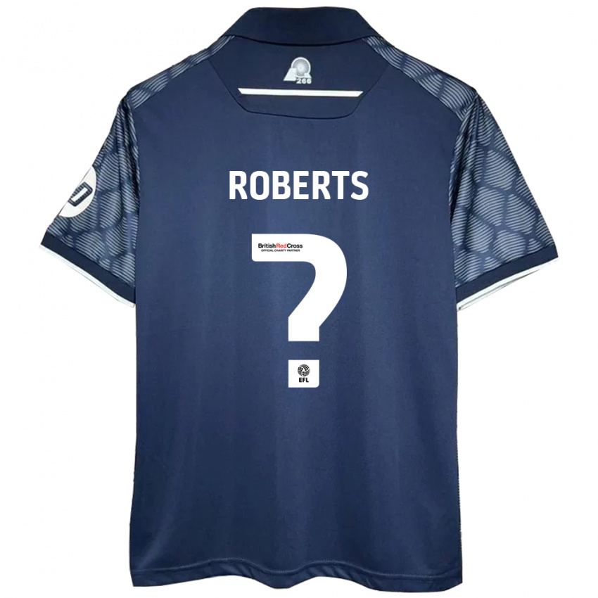 Niño Camiseta Hari Roberts #0 Negro 2ª Equipación 2024/25 La Camisa México