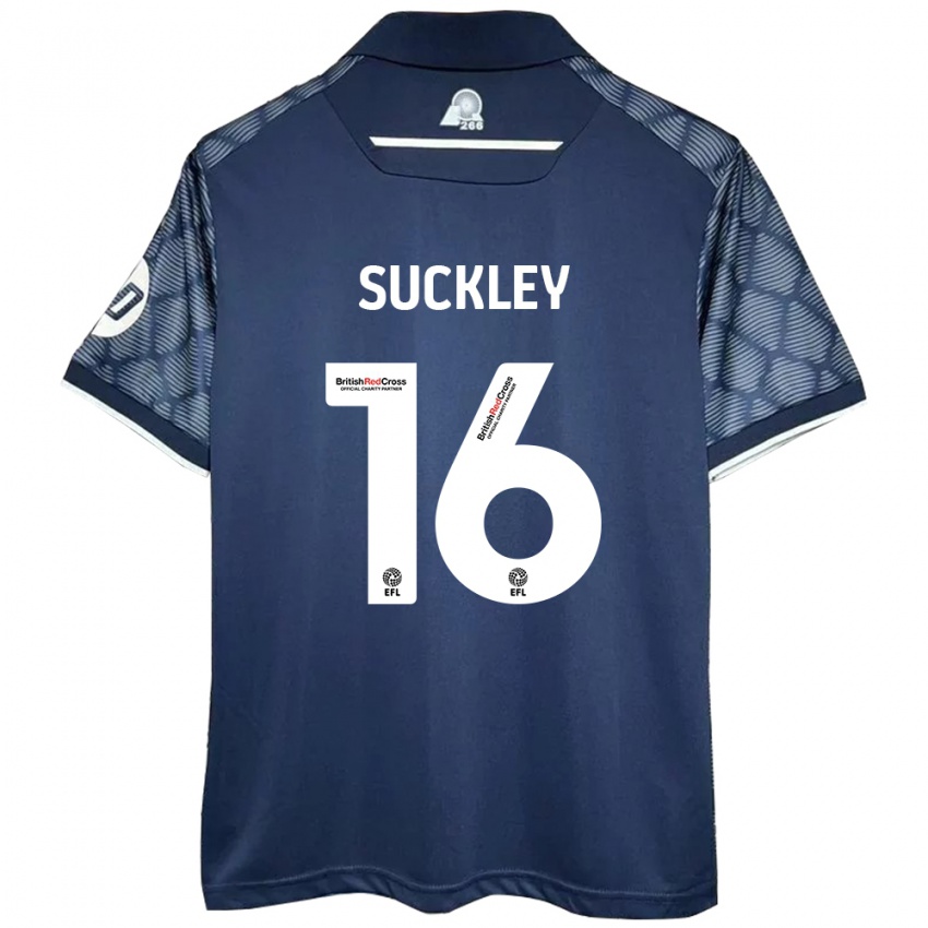 Niño Camiseta Ava Suckley #16 Negro 2ª Equipación 2024/25 La Camisa México