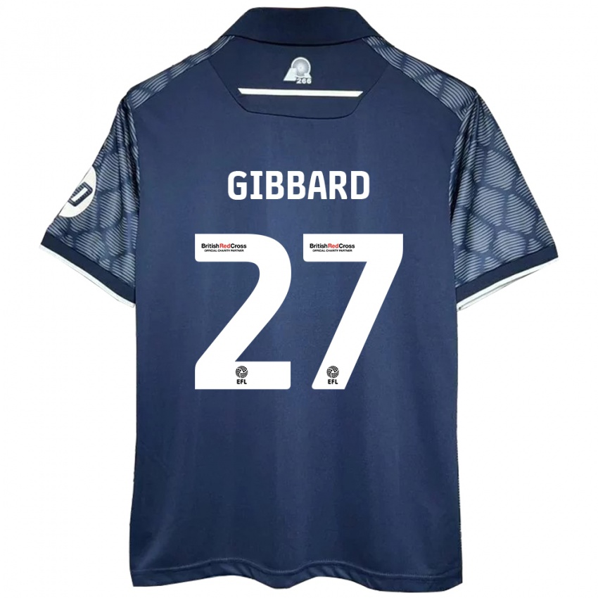 Niño Camiseta Mari Gibbard #27 Negro 2ª Equipación 2024/25 La Camisa México